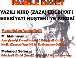 Çewlîg de Panelê Edebîyatê Nuştekî yê Kirdkî