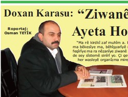 Doxan Karasu: Ziwane Dayîke Ayeta Homayî ya